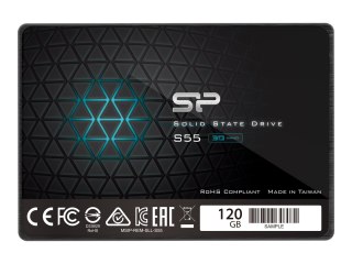 SILICON POWER Slim S55 - SSD - 120 GB - wewnętrzny - Ultra Slim Line 2,5" - SATA 6Gb/s