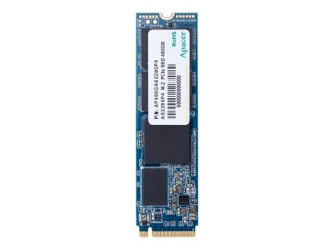 Apacer AS2280P4 - SSD - 480 GB - wewnętrzny - M.2 2280 - PCIe 3.0 x4 (NVMe)