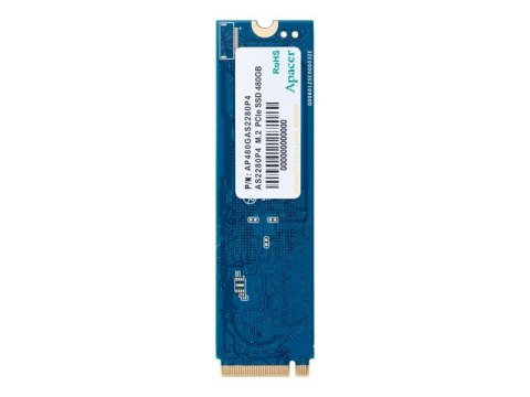 Apacer AS2280P4 - SSD - 480 GB - wewnętrzny - M.2 2280 - PCIe 3.0 x4 (NVMe)