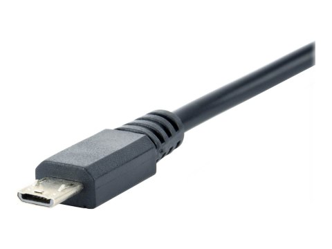 Cablexpert A-MHL-003 - Przejściówka wideo / audio - 11 pin Micro-USB męski do HDMI, Micro-USB Typu B (tylko zasilanie) żeński - 