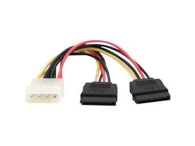 Cablexpert - Adapter zasilania - zasilanie SATA (M) do 4 piny zasilanie wewnętrzne (M) - 30 cm