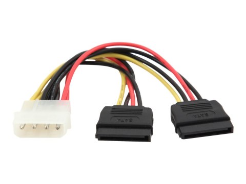 Cablexpert - Adapter zasilania - zasilanie SATA (M) do 4 piny zasilanie wewnętrzne (M) - 30 cm