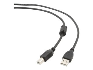 Cablexpert CCF-USB2-AMBM-6 - Kabel USB - USB Typ B (M) do USB (M) - 1.8 m - odlewany - czarny
