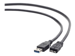 Cablexpert CCP-mUSB3-AMBM-0.5M - Kabel USB - Micro-USB Typ B (M) do USB Typ A (M) - USB 3.0 - 50 cm - odlewany