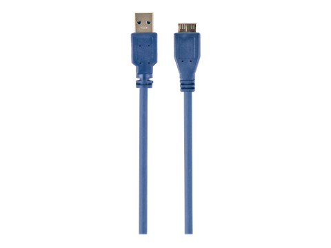 Cablexpert CCP-mUSB3-AMBM-0.5M - Kabel USB - Micro-USB Typ B (M) do USB Typ A (M) - USB 3.0 - 50 cm - odlewany