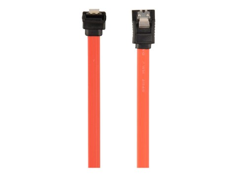 Cablexpert - Kabel SATA - Serial ATA 150/300/600 - SATA (M) kątowe do SATA (M) - 50 cm - płaski