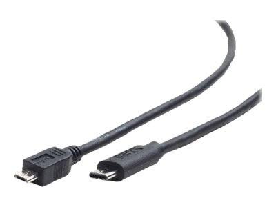 Cablexpert - Kabel USB - USB-C (M) do Micro-USB Typ B (M) - USB 2.0 - 1.8 m - odlewany, dwustronne złącze C - czarny