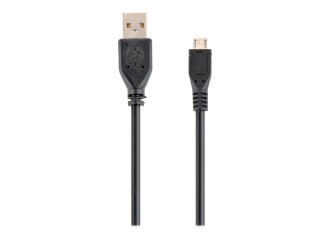 Cablexpert - Kabel USB - Micro-USB Typ B (M) do USB (M) - 1 m - odlewany - czarny