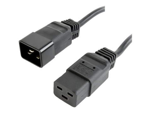 Cablexpert - Kabel zasilający przedłużający - IEC 60320 C20 do IEC 60320 C19 - 1.5 m - odlewany