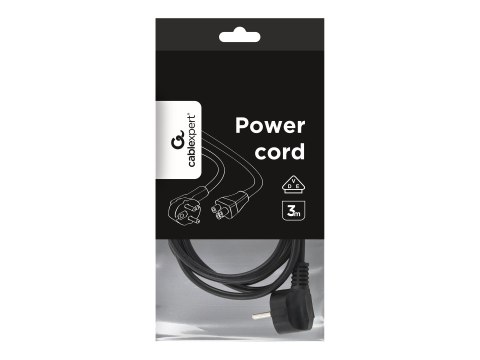 Cablexpert PC-186-ML12 - Kabel zasilający - IEC 60320 C5 do power CEE 7/7 (M) - 3 m - odlewany