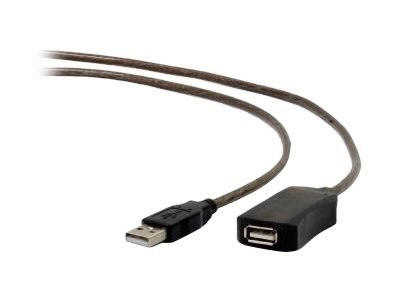 Cablexpert - Przedłużacz kabla USB - USB (M) do USB (F) - USB 2.0 - 5 m - czarny