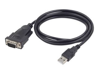 Cablexpert UAS-DB9M-02 - Kabel USB / szeregowy - USB (M) do DB-9 (M) - 1.5 m - czarny