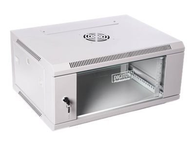 DIGITUS Professional DN-W19 04U/450 - Szafa - do montażu na ścianie - szary, RAL 7035 - 4U - 19"