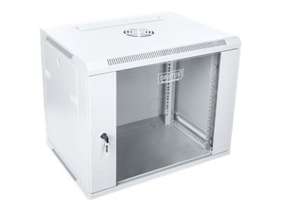 DIGITUS Professional DN-W19 09U/450 - Szafa - do montażu na ścianie - szary, RAL 7035 - 9U - 19"