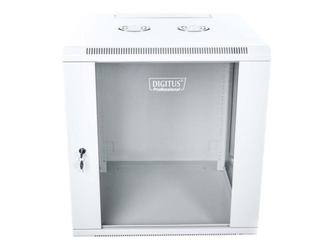 DIGITUS Professional DN-W19 12U/600 - Szafa - do montażu na ścianie - szary, RAL 7035 - 12U - 19"