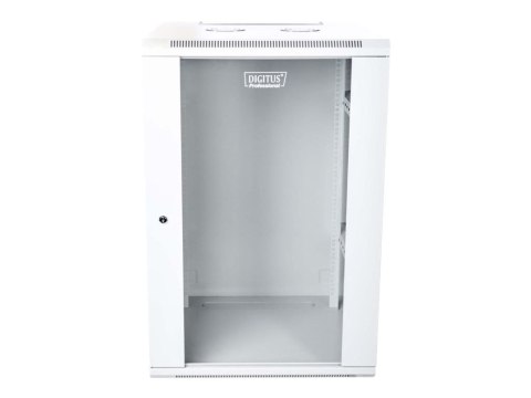 DIGITUS Professional DN-W19 18U/600 - Szafa - do montażu na ścianie - szary, RAL 7035 - 18U - 19"