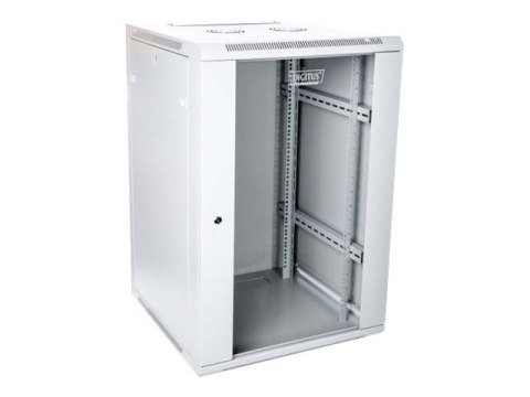 DIGITUS Professional DN-W19 18U/600 - Szafa - do montażu na ścianie - szary, RAL 7035 - 18U - 19"