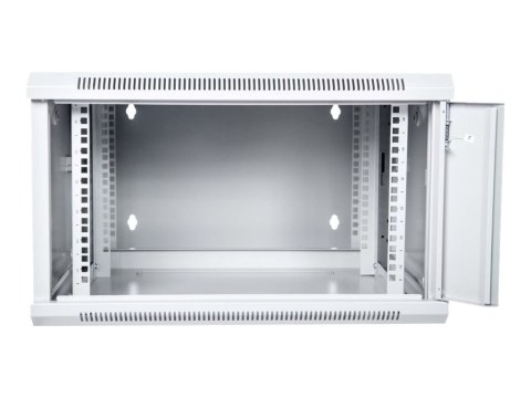 DIGITUS Professional DN-WD19 06U/550 - Szafa - do montażu na ścianie - RAL 7035, szary - 6U - 19"