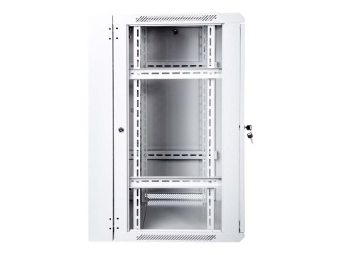 DIGITUS Professional DN-WD19 18U/600 - Szafa - do montażu na ścianie - szary, RAL 7035 - 18U - 19"