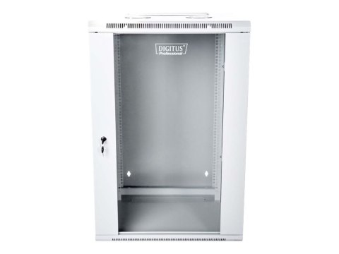 DIGITUS Professional DN-WD19 18U/600 - Szafa - do montażu na ścianie - szary, RAL 7035 - 18U - 19"
