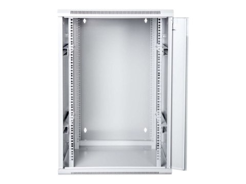 DIGITUS Professional DN-WD19 18U/600 - Szafa - do montażu na ścianie - szary, RAL 7035 - 18U - 19"
