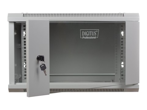 DIGITUS Professional DN-WU19 06U/450 - Szafa - do montażu na ścianie - szary, RAL 7035 - 6U - 19"