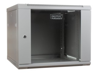 DIGITUS Professional DN-WU19 09U/450 - Szafa - do montażu na ścianie - szary, RAL 7035 - 9U - 19"