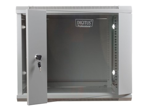 DIGITUS Professional DN-WU19 09U/450 - Szafa - do montażu na ścianie - szary, RAL 7035 - 9U - 19"