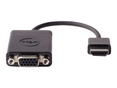 Dell - Adapter wideo - HDMI męski do HD-15 (VGA) żeński - czarny