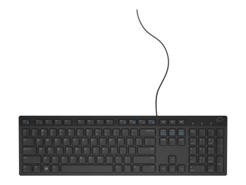 Dell KB216 - Klawiatura - USB - QWERTY - Międzynarodowy USA - czarny