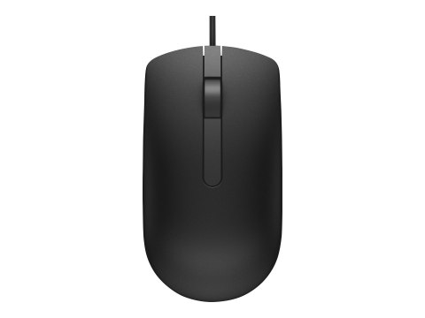 Dell MS116 - Mysz - optyczna - 2 przyciski - przewodowa - USB - czarny - do sprzedaży detalicznej