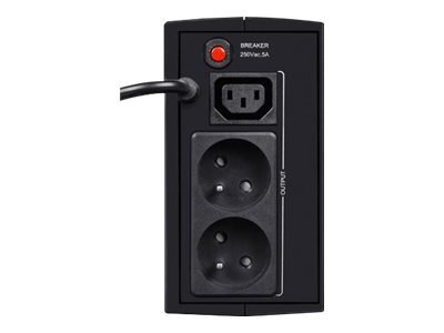 EVER DUO 350 AVR - UPS - AC 230 V - 245 wat - 350 VA - 5 Ah - złącza wyjściowe: 3