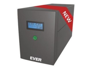 EVER EASYLINE 1200AVR - UPS - AC 230 V - 600 wat - 1200 VA - 7 Ah - USB - złącza wyjściowe: 4