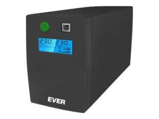 EVER EASYLINE 650 - UPS - AC 230 V - 360 wat - 650 VA - 7 Ah - USB - złącza wyjściowe: 1