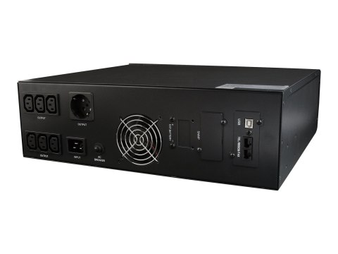 EnerGenie EG-UPSRACK-13 - UPS (montowany w szafie rack / zewnętrzny) - AC 220 V - 1800 wat - 3000 VA - 9 Ah - USB - złącza wyjśc