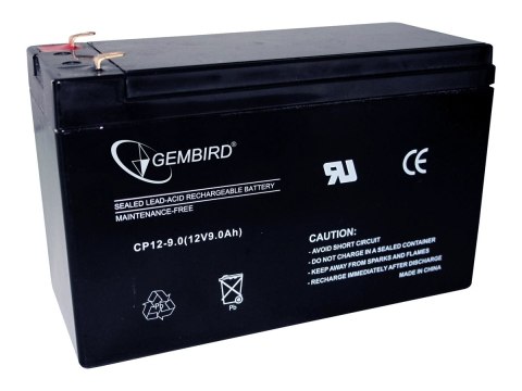 Gembird BAT-12V9AH - Bateria do UPSa - 1 x bateria - kwasowo-ołowiowy - 9 Ah