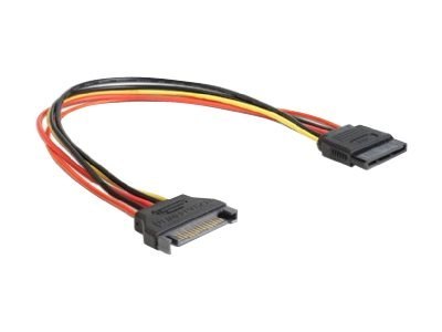 Gembird CC-SATAMF-01 - Kabel zasilający przedłużający - zasilanie SATA (F) do zasilanie SATA (M) - 30 cm