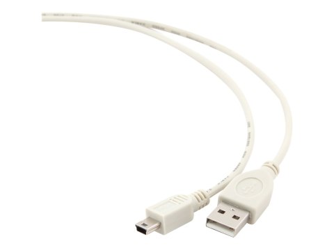 Gembird CC-USB2-AM5P-3 - Kabel USB - mini USB typ B (M) do USB (M) - 90 cm - odlewany - beżowy