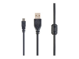 Gembird CCF-USB2-AM5P-6 - Kabel USB - mini USB typ B (M) do USB (M) - 1.8 m - odlewany - czarny