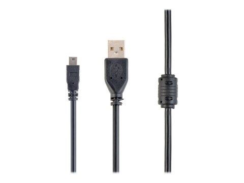 Gembird CCF-USB2-AM5P-6 - Kabel USB - mini USB typ B (M) do USB (M) - 1.8 m - odlewany - czarny
