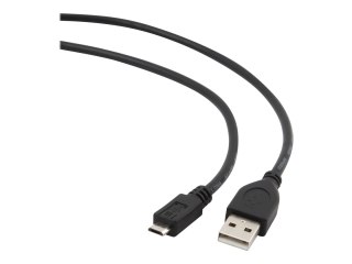 Gembird CCP-MUSB2-AMBM-0.3M - Kabel USB - Micro-USB Typ B (M) do USB (M) - 30 cm - czarny