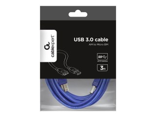 Gembird CCP-MUSB3-AMBM-10 - Kabel USB - Micro-USB Typ B (M) do USB Typ A (M) - USB 3.0 - 3 m - odlewany