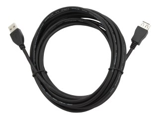 Gembird CCP-USB2-AMAF-15C - Przedłużacz kabla USB - USB (F) do USB (M) - USB 2.0 - 4.5 m - odlewany - czarny