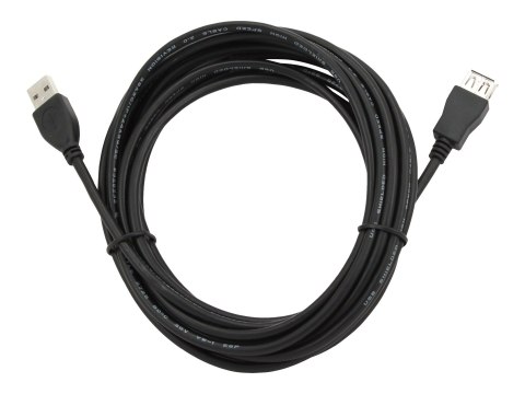 Gembird CCP-USB2-AMAF-15C - Przedłużacz kabla USB - USB (F) do USB (M) - USB 2.0 - 4.5 m - odlewany - czarny
