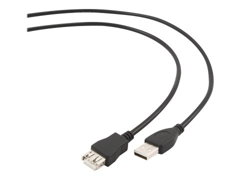 Gembird CCP-USB2-AMAF-6 - Przedłużacz kabla USB - USB (F) do USB (M) - 1.8 m - odlewany - czarny