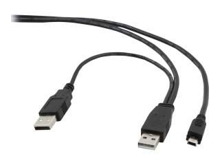 Gembird CCP-USB22-AM5P-3 - Kabel USB - mini USB typ B (M) do USB (M) - 90 cm - odlewany - czarny