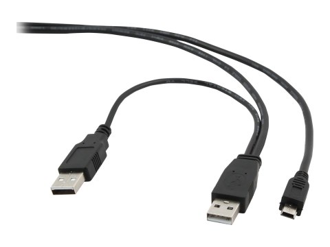 Gembird CCP-USB22-AM5P-3 - Kabel USB - mini USB typ B (M) do USB (M) - 90 cm - odlewany - czarny