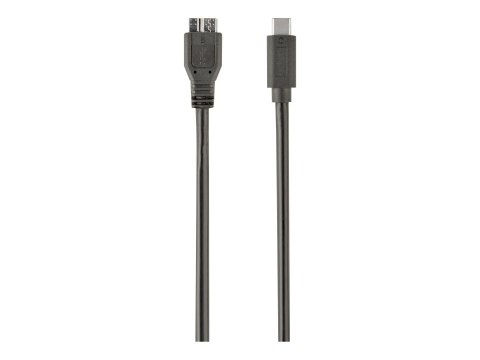 Gembird CCP-USB3-MBMCM-1M - Kabel USB - Micro-USB Typ B (M) do USB-C (M) - USB 3.1 Gen 2 - 1.5 A - 1 m - odlewany - czarny