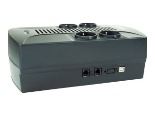 Gembird EnerGenie EG-UPS-002 - UPS - AC 220 V - 510 wat - 850 VA - 8 Ah - USB - złącza wyjściowe: 4