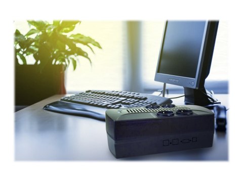 Gembird EnerGenie EG-UPS-002 - UPS - AC 220 V - 510 wat - 850 VA - 8 Ah - USB - złącza wyjściowe: 4